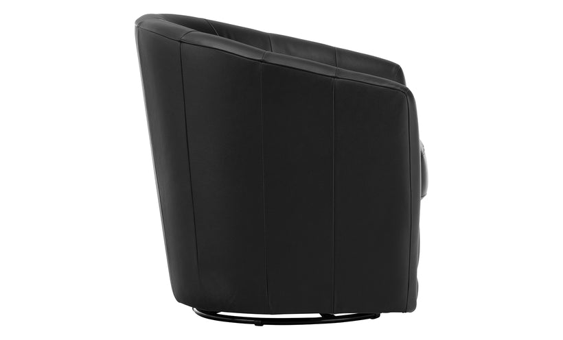 Giada Leather Swivel Chair